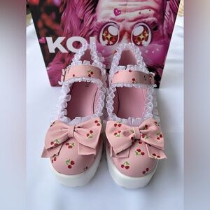 Koi Pink Cherry Kids Shoes